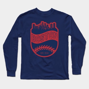 Boston Baseball 02 Long Sleeve T-Shirt